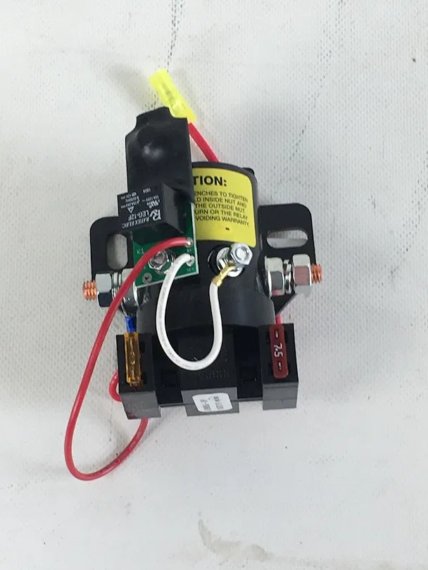 LR9806J-BIP – AM.TECH COMP Battery Disconnect Solenoid, 110 Amp 12 Volt Latching With Coil Protecting Assembly